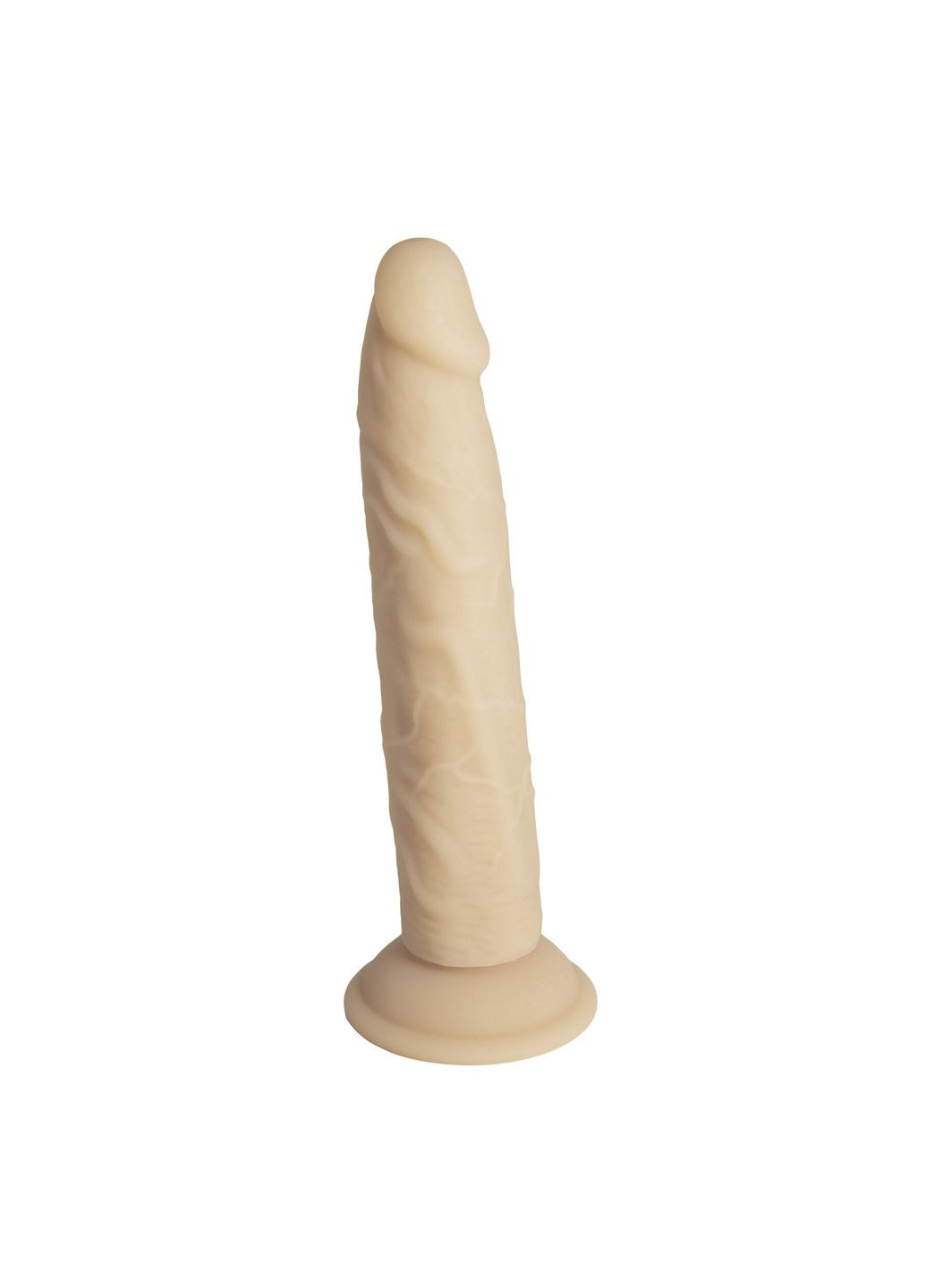 Фаллоимитатор Naked - 9″ Silicone Dual Density Bendable Dildo Vanilla, виброшар в подарке ADDICTION (335392947)