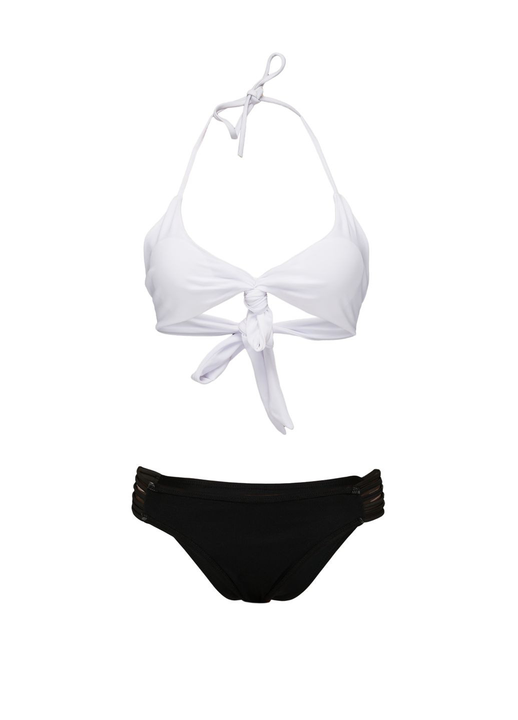 Черно-белый летний купальник No Brand