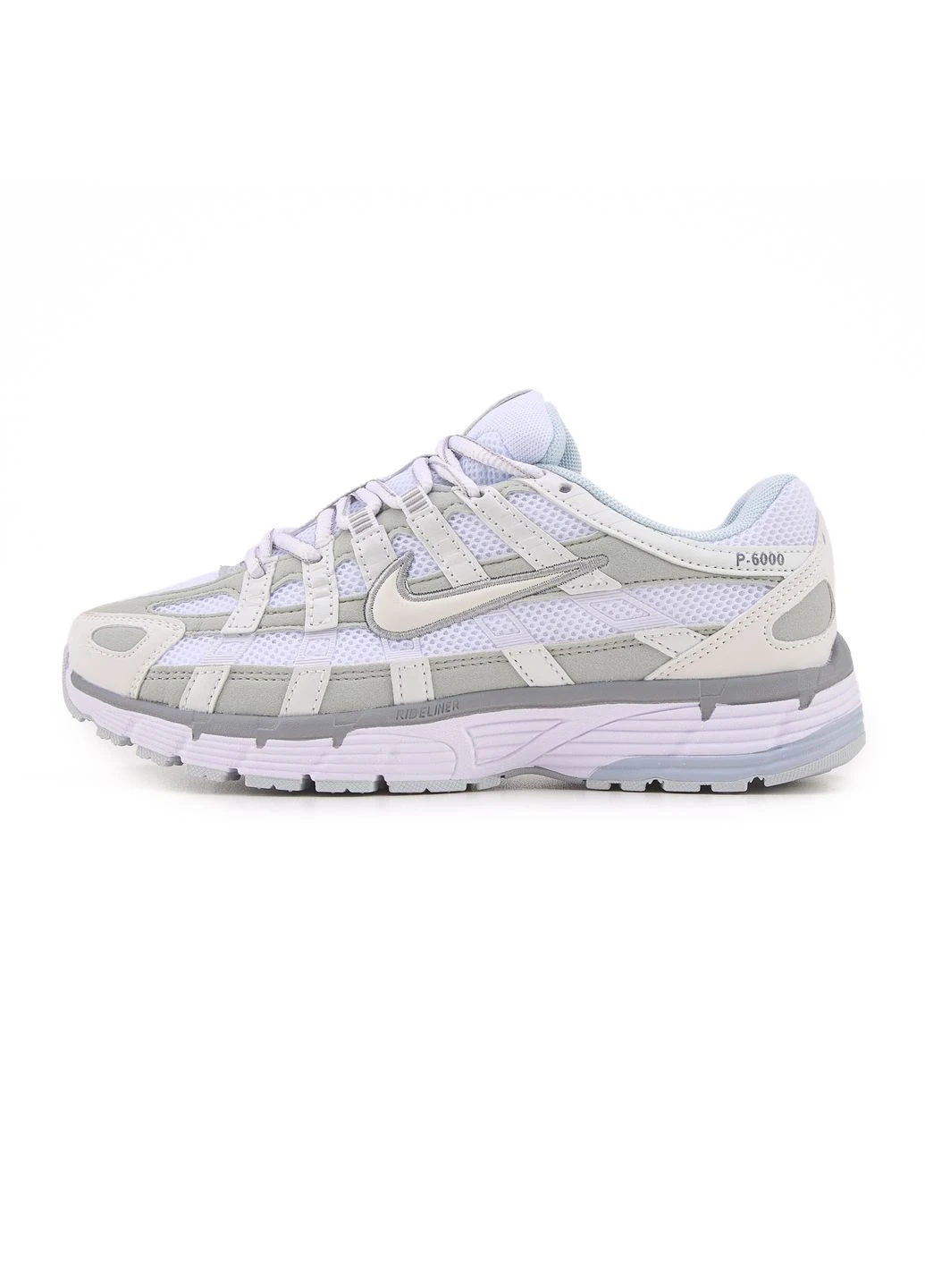 Серые демисезонные кроссовки мужские nike p-6000 white grey найк п-6000 No Brand
