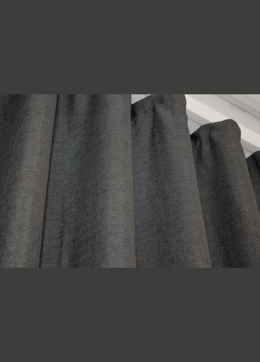 Комплект готовых штор Лен Лён Мешковина № 1140ш 150х280 см 2 шт (30-961) VR-Textil (298122805)