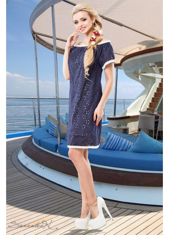 Синя сукня 637.1458 Seventeen