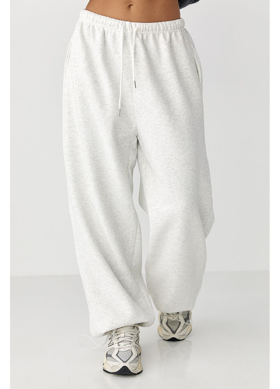 Спортивные брюки с плюшевым начесом Lurex (364813706)