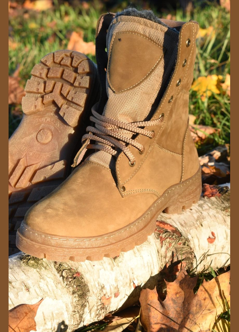 Мужские Летние Берцы Ботинки. 36-48р Койот. Гидрофобная натуральная кожа! MSLM-1003 No Brand (289384612)