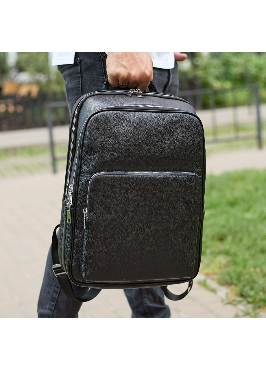 Кожаный мужской рюкзак классический из натуральной кожи качественный 45239 Tiding Bag (352308201)