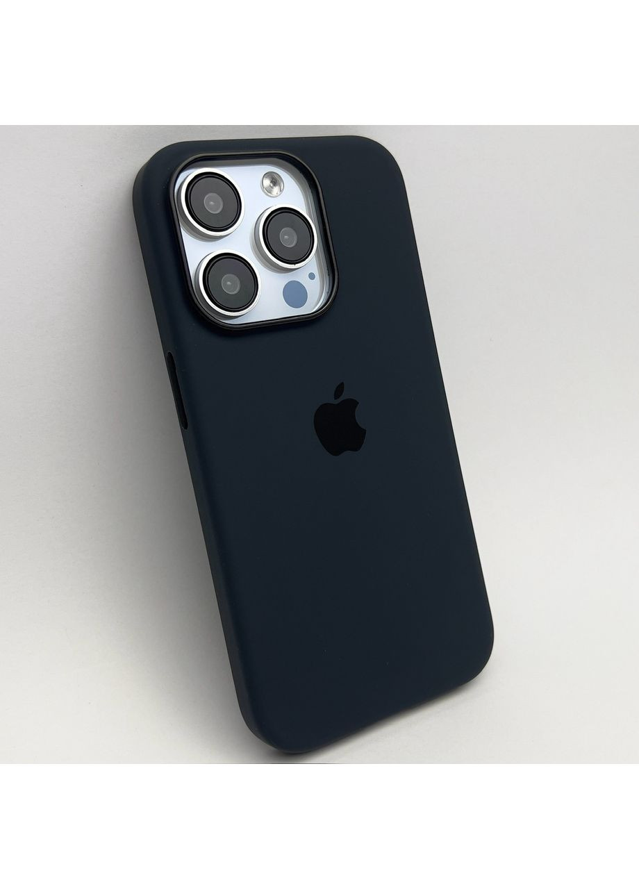 Чехол на 15 PRO Silicone Case Magsafe Full Open camera магнитный для айфона 15 О Midnight No Brand (369137229)