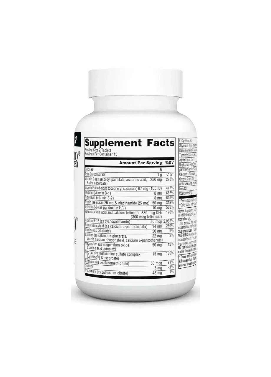 Комплекс для здоровья печени с силимарином Liver Guard 30 таблеток Source Naturals (361116481)