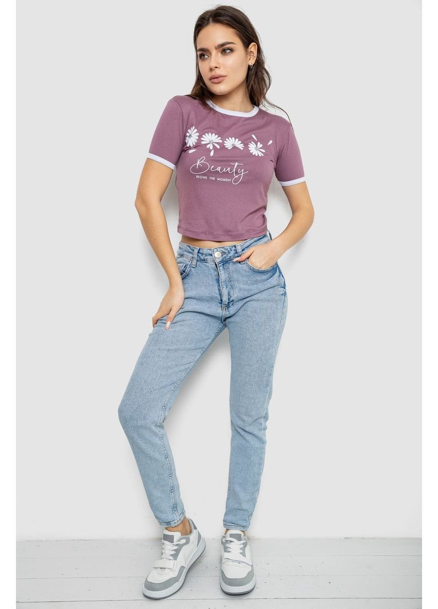 Футболка-топ жіноча з принтом Sport Line - (324391987)