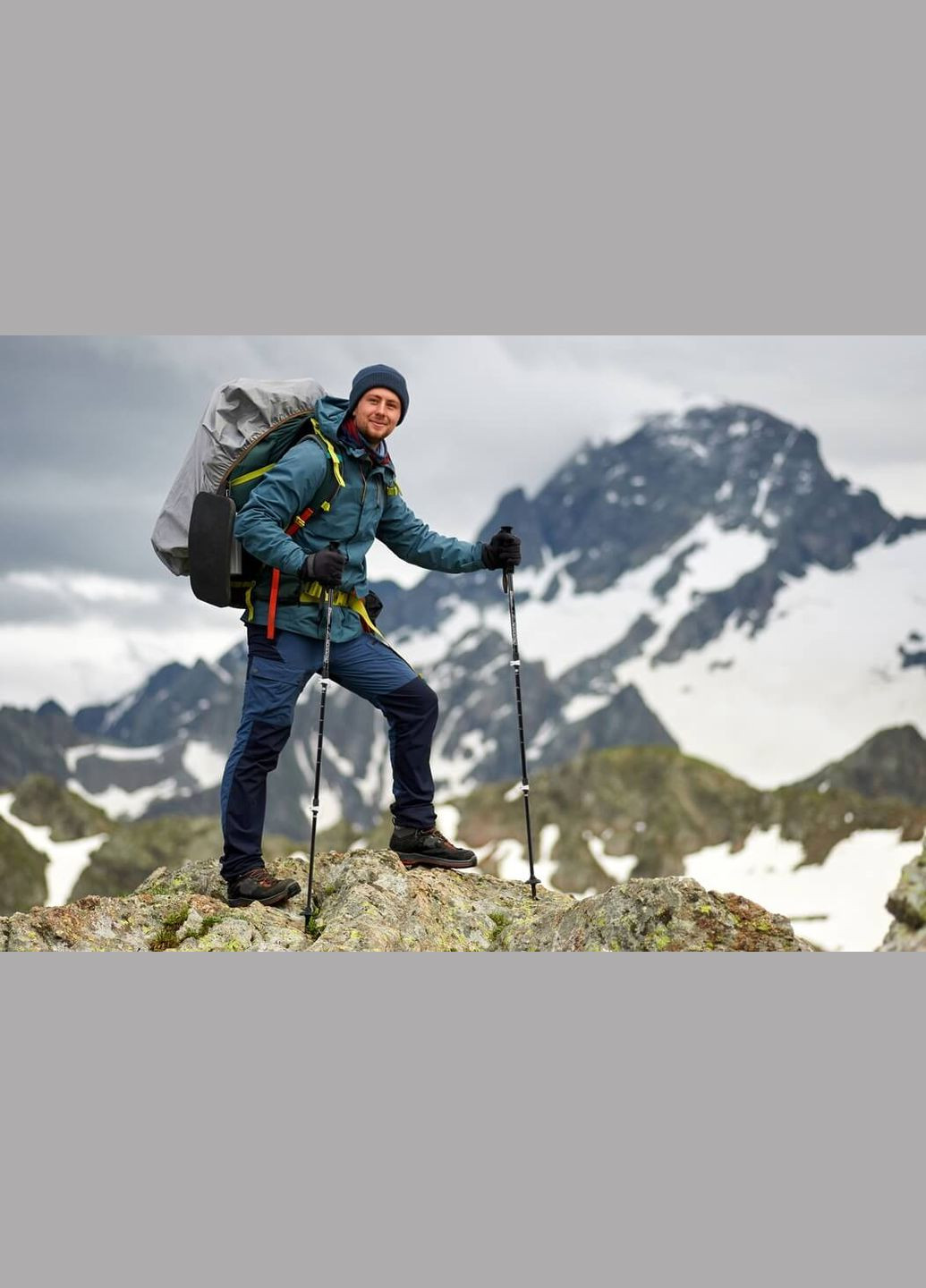 Трекінгові палиці Nordend Pro чорні Hop-Sport (301538766)