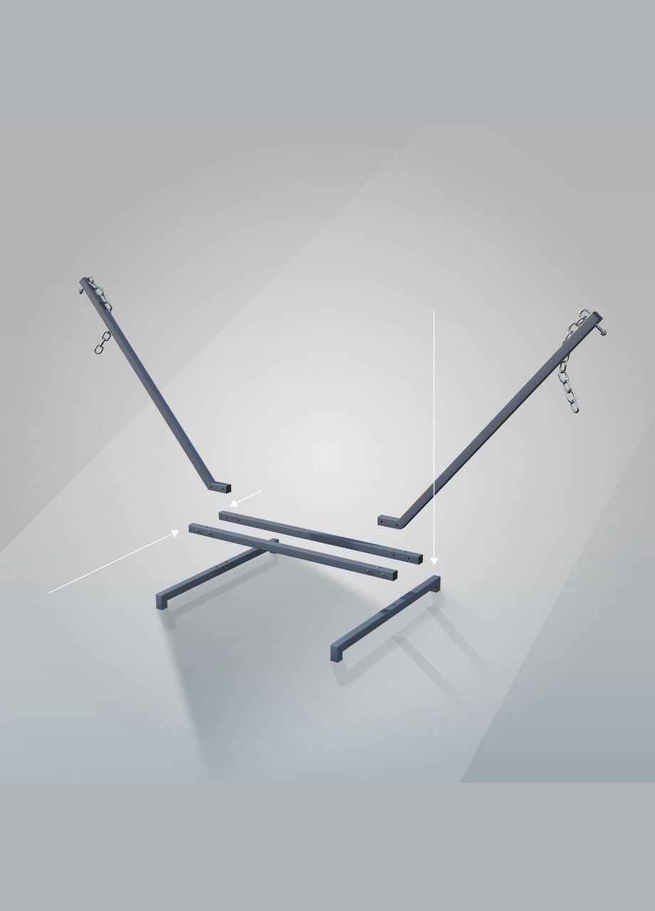 Стойка для гамака Каркас для Гамака металл 50х50 графит WCG (342120758)