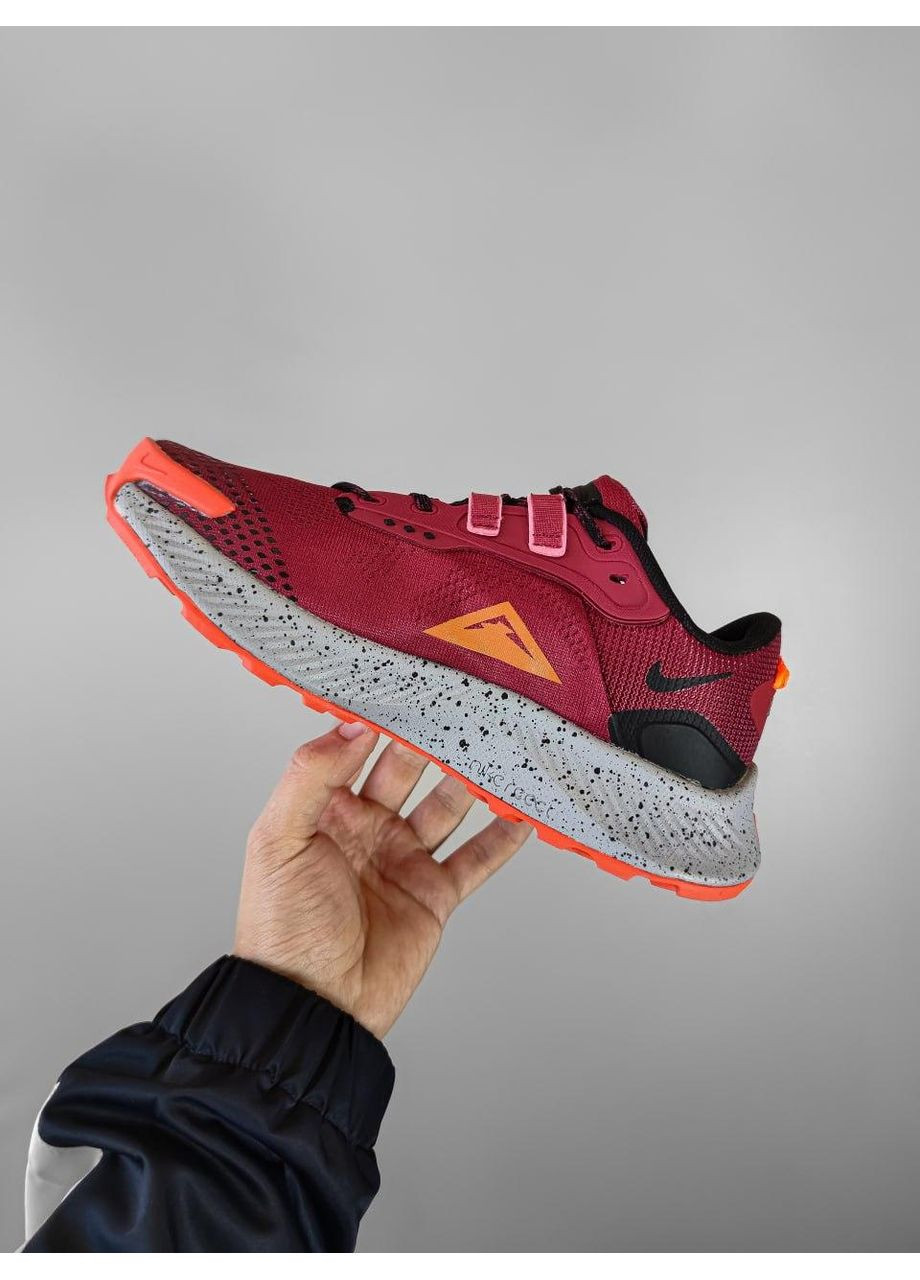 КРОССОВКИ ЖЕНСКИЕ NIKE PEGASUS TRAIL 3 BORDO НАЙК ПЕГАСУС ТРЕИЛ No Brand чёрные демисезоны (369387658)