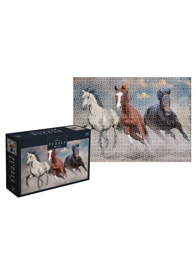 Пазлы трехслойные Horses 1, 1000 шт. Interdruk (369154935)