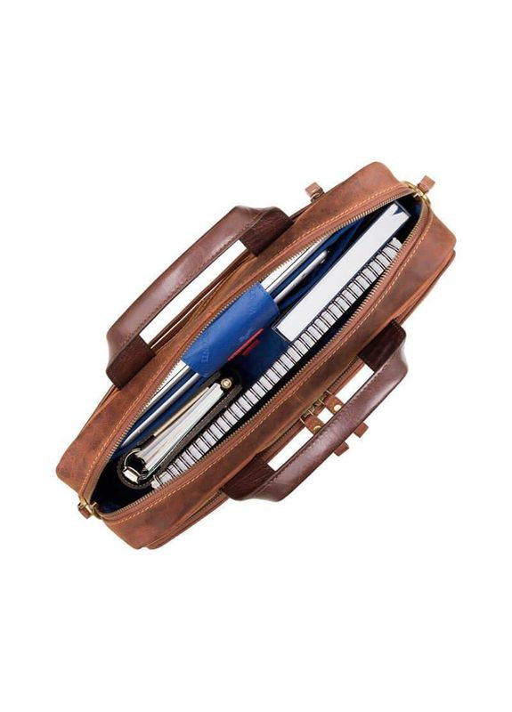 Мужская кожаная сумка Hugo с отд/для ноутбука 13" Havana Tan/Merlin (TC82 TAN/MLN) Visconti (326055607)