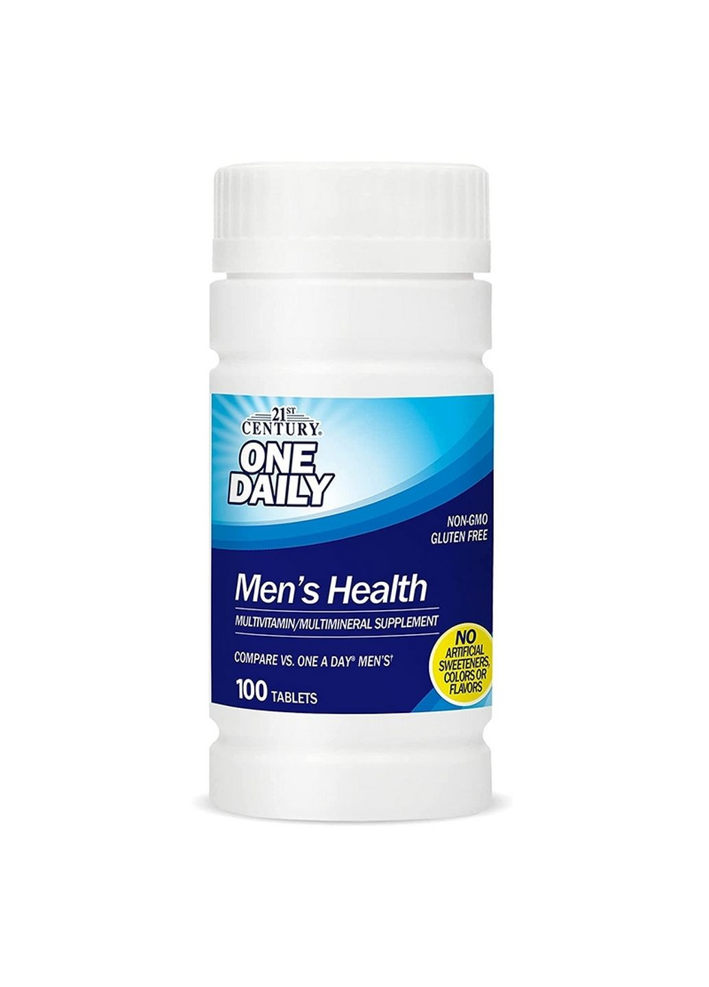 Вітаміни та мінерали One Daily Men's Health, 100 таблеток 21st Century (294926031)