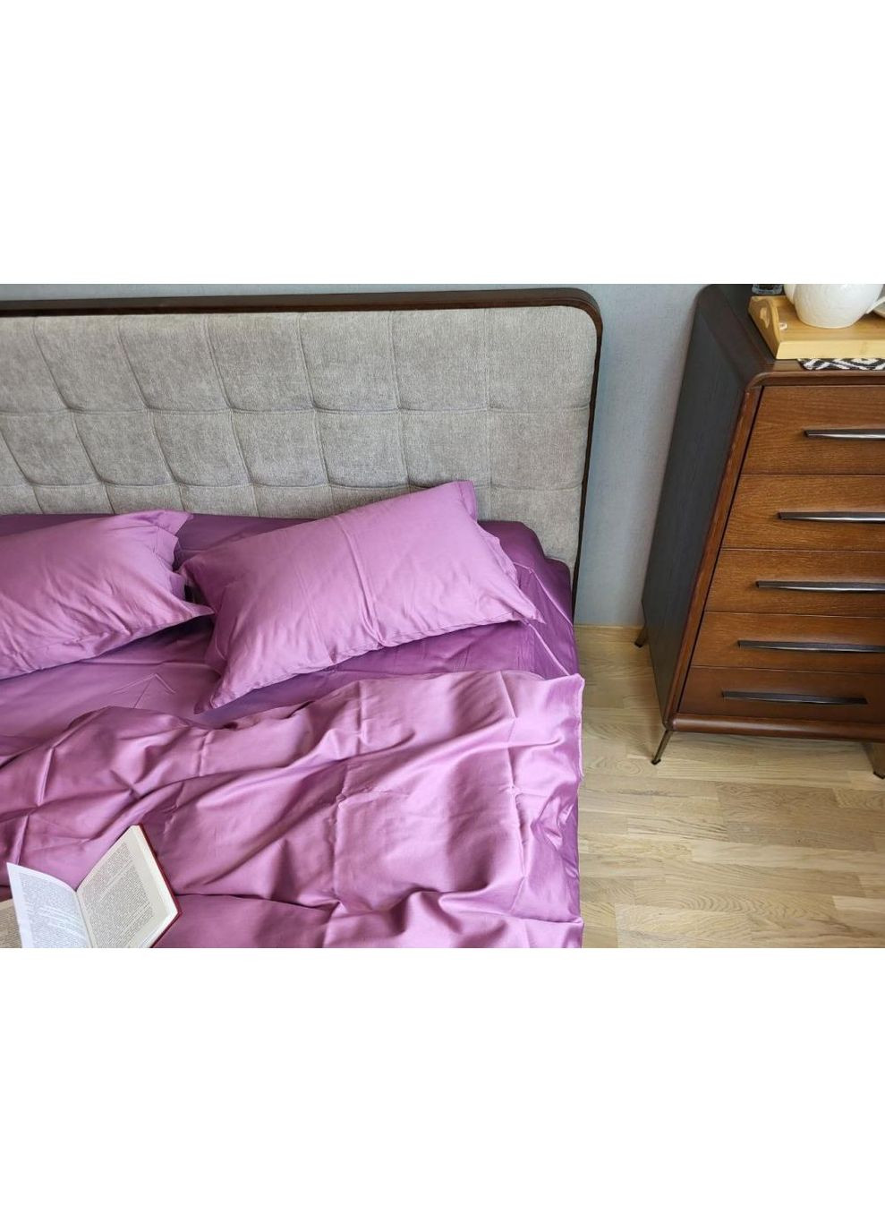 Постельное белье с резинкой, сатин PREMIUM Семейный размер, наволочки 50/70 No Brand (364218664)