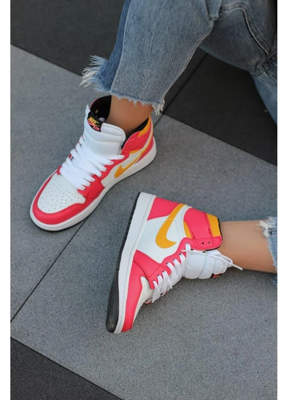 Червоні кросівки чоловічі nike air jordan 1 retro high og light fusion red найк аір джордан червоні демісезон No Brand