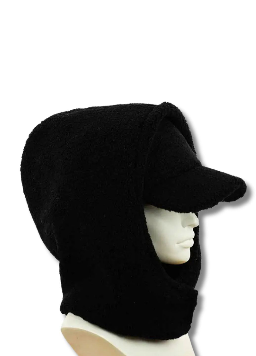 Женский зимний комплект Капор + Кепка - Тедди No Brand Зимовий комплект капор + кепка (355794053)