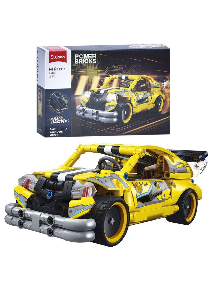 Конструктор авто серія, машина, 249 деталей, коробка 30×19×7 см (M38-B1333) Sluban (338531707)