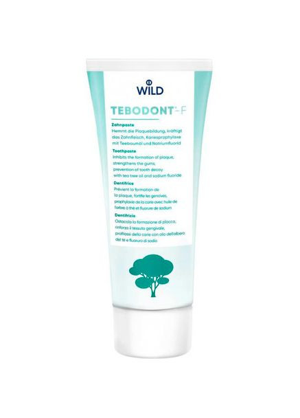 Зубна паста Tebodont-F з олією чайного дерева та фторидом 75 мл (7611841701068) Dr.Wild (323103111)