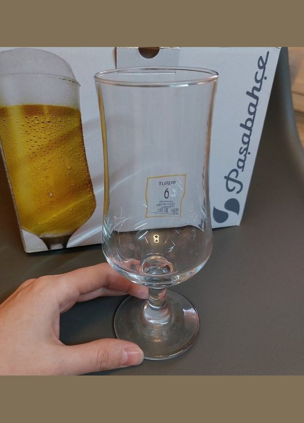 Набор бокалов для пива Tulipe 385 мл 6 шт (44169) Pasabahce (342375474)