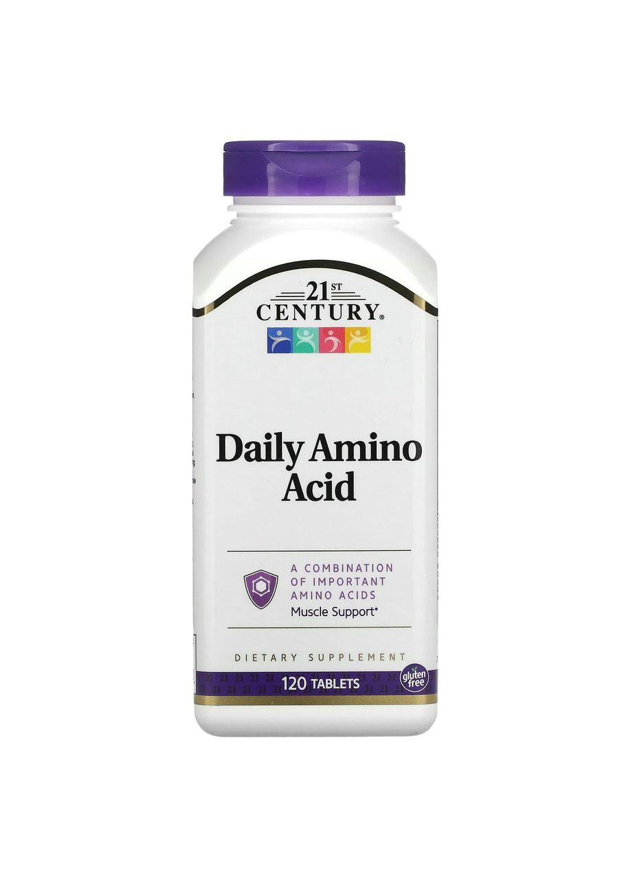 Комплекс аминокислот, Daily Amino Acid, 120 таблеток. 21st Century (360715989)