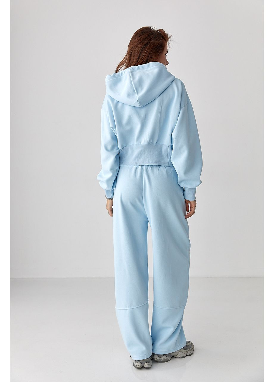 Спортивний костюм з прямими брюками і вкороченим худий Lurex (356952217)