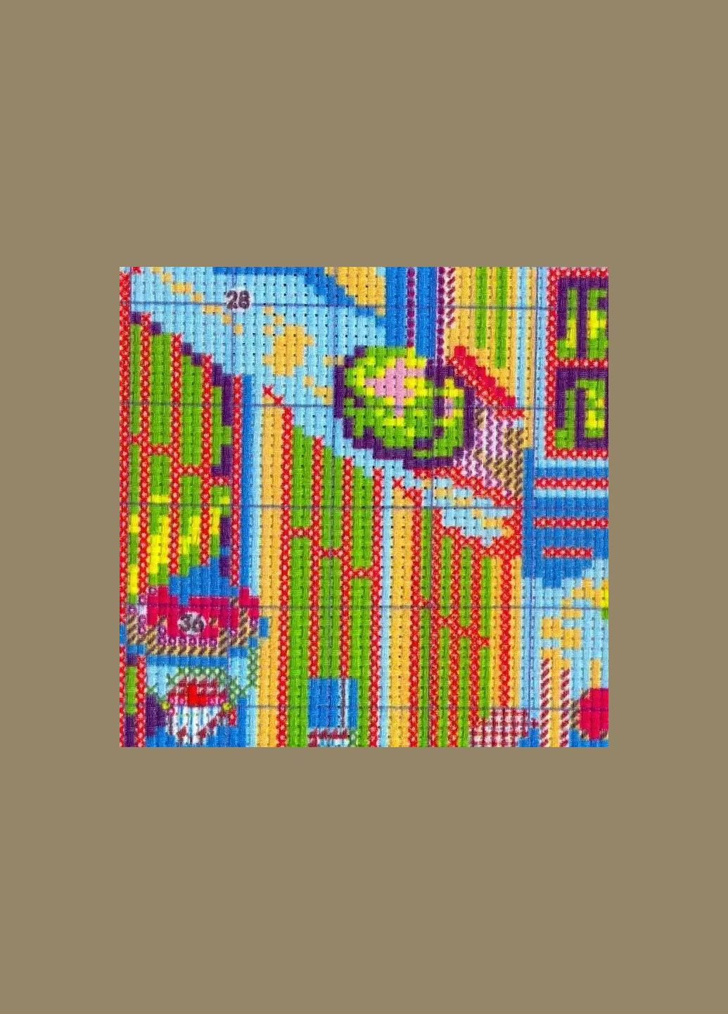 Набор для вышивания по нанесённой на канву схеме "Twilight in foreign country". AIDA 14CT printed, 54*36 см Joy Sunday (313613123)