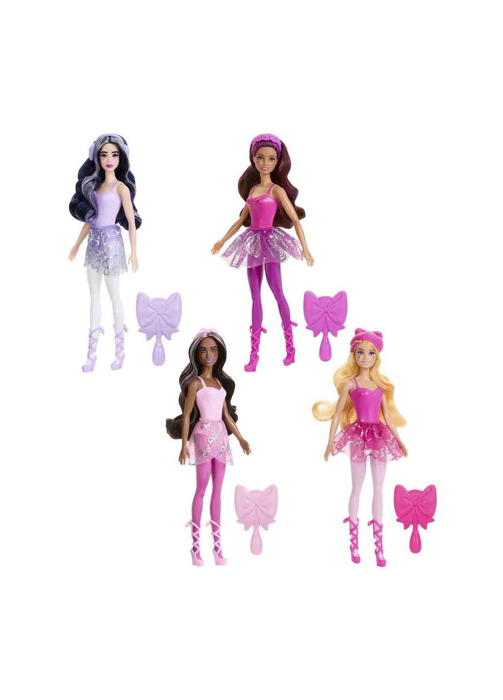 Кукла "Цветное перевоплощение", серия "Балерина" цвет разноцветный ЦБ-00263630 Barbie (306831681)