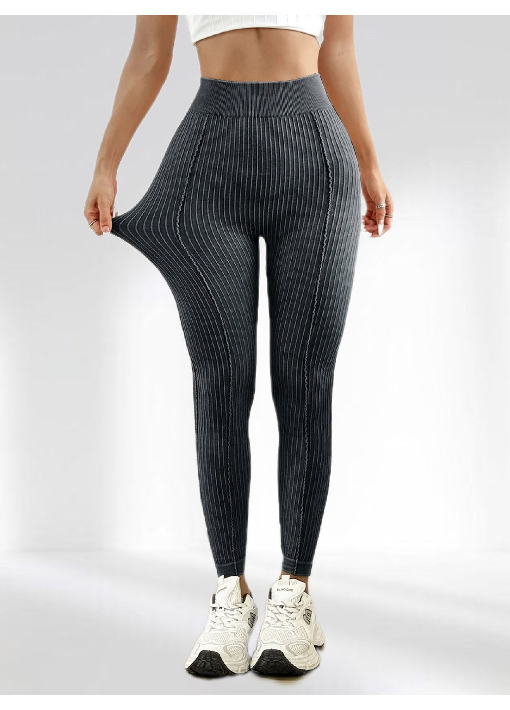 Лосіни пуш ап для фітнесу в рубчик LILAFIT (353834757)