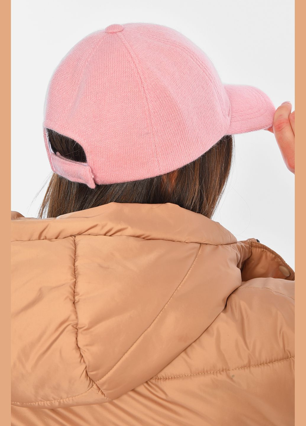 Кепка жіноча ангорова рожевого кольору Let's Shop (311503927)