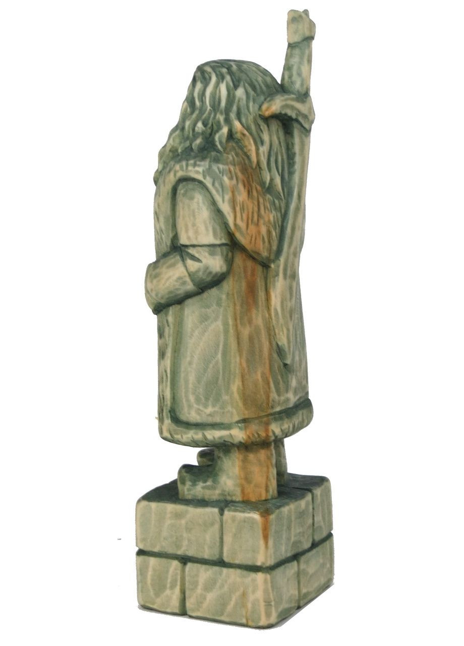 Гном Торин Дубощит из к/ф Хоббит деревяная статуэтка ручной работы No Brand (361156744)