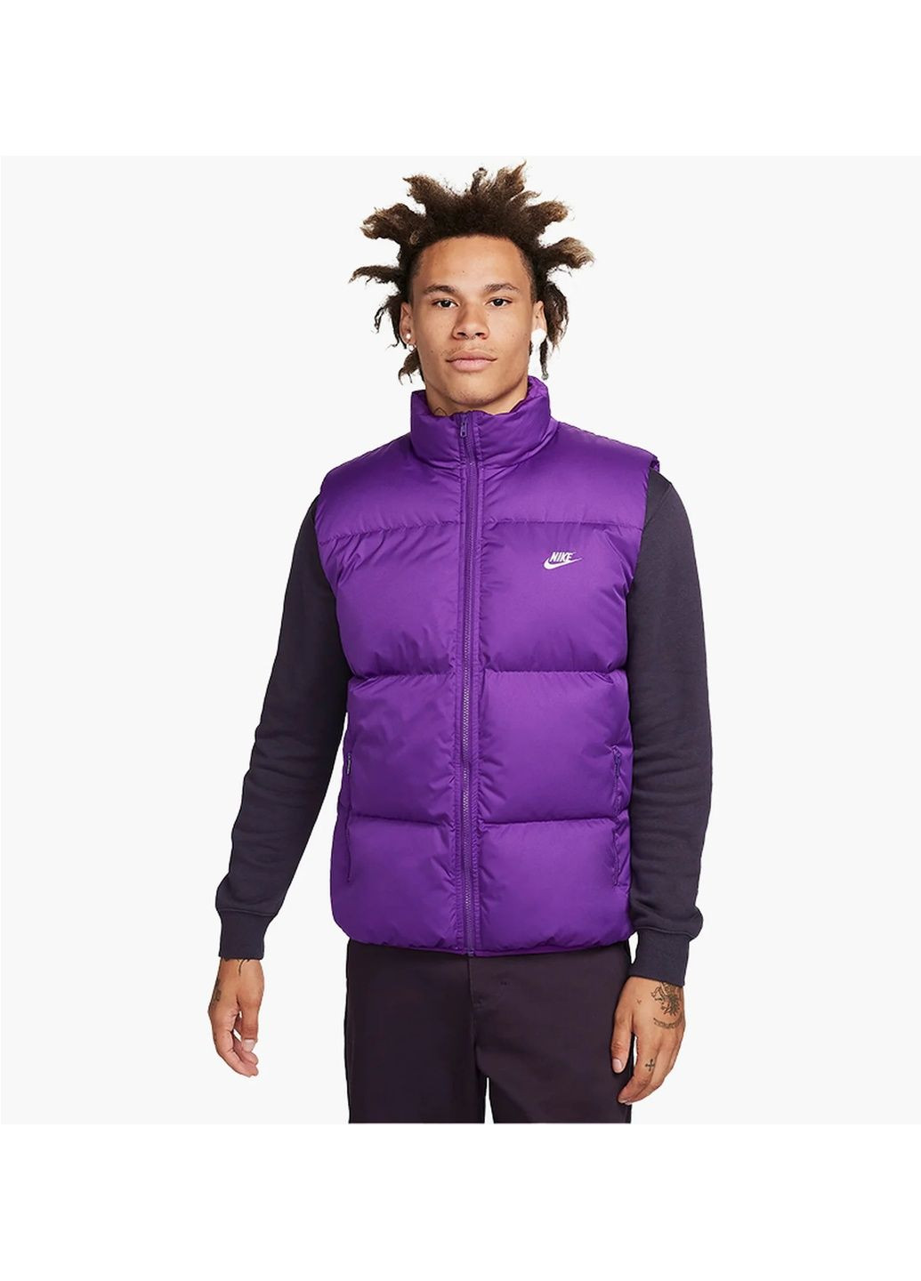 Жилетка чоловіча Sportswear Club Primaloft® Violet Nike (365962043)