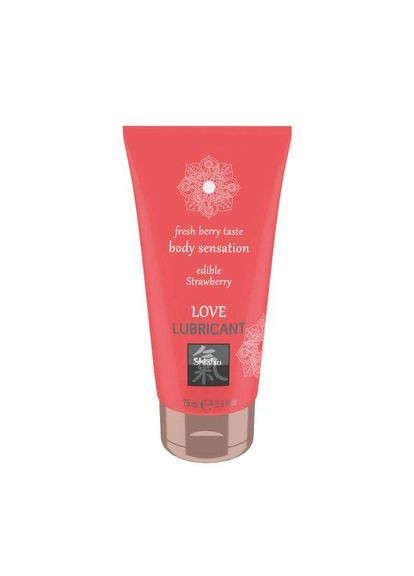 Їстівний лубрикант SHIATSU Love Полуниця, 75 мл Hot (303886646)