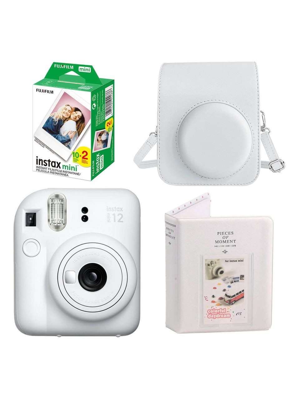 Набор камера Instax Mini 12, Фотобумага 20шт, Чехол, Фотоальбом 64 фото Fujifilm (329191921)
