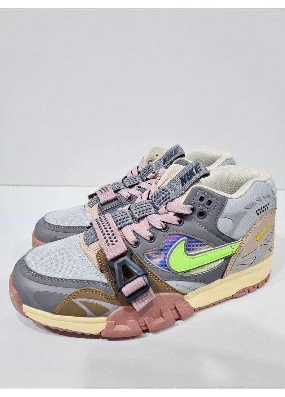Розовые демисезонные кроссовки мужские nike air trainer 1 sp beige pink найк аир трейнер 1 No Brand