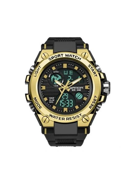 Наручний годинник 739 Black-Gold Sanda (377738443)