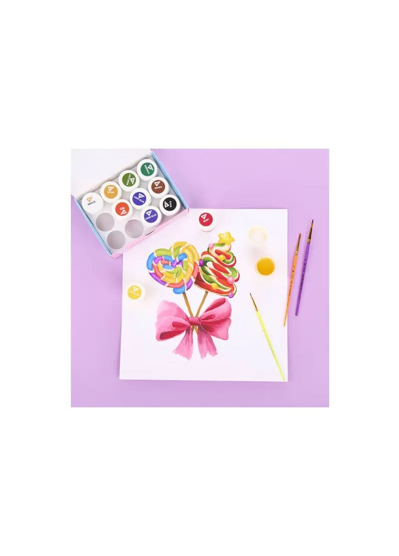 Гуашеві фарби для дитячої творчості Pusheen 12 кольорів в асортименті 230402 Yes Кнц7236 (370654122)