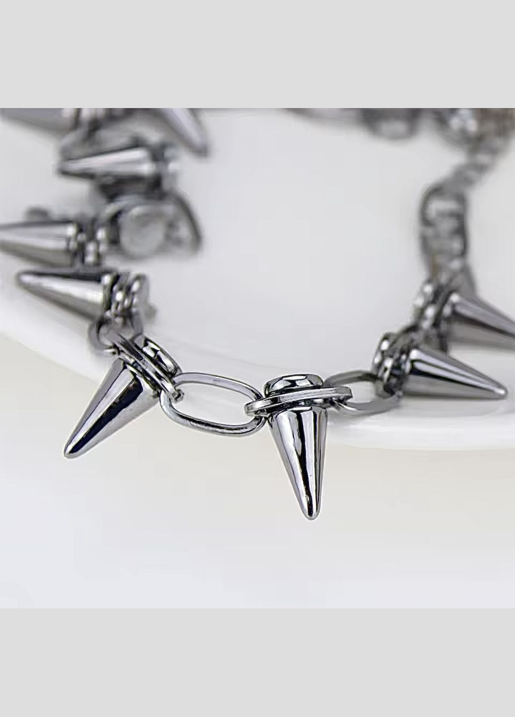 Чокер цепочка на шею "Шипы" (Браслет, 3 в 1) Унисекс No Brand (320777085)