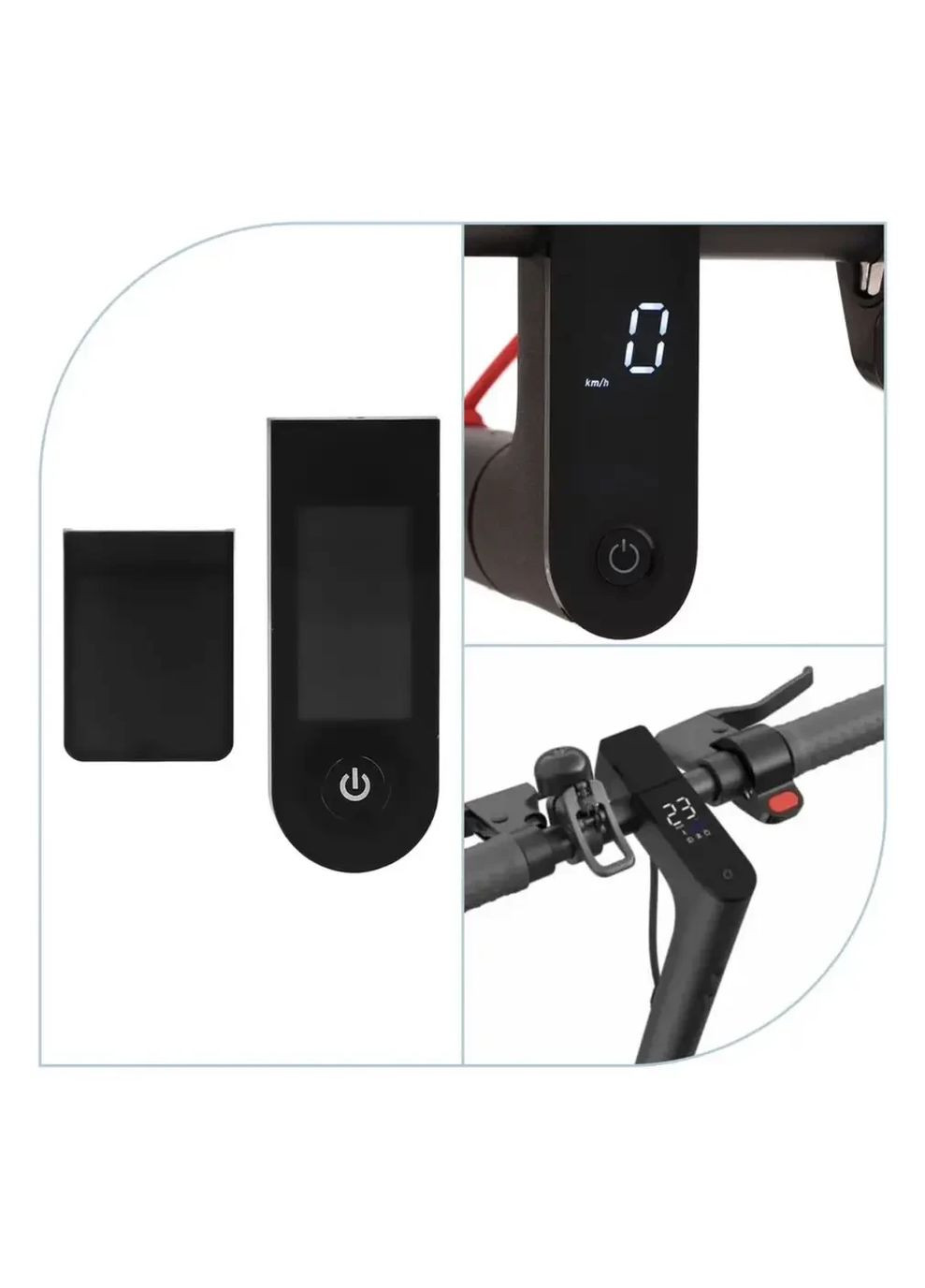 Набор панели приборов и силиконовый чехол защиты для электросамоката Xiaomi M365 Pro/M365 Pro2/1S/Essential/Mi3, Kugoo M365 No Brand (369776283)