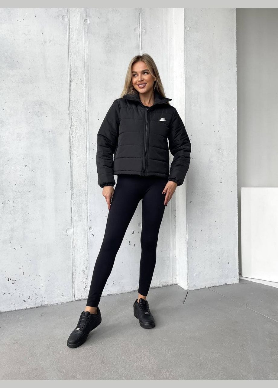 Чорна демісезонна куртка No Brand