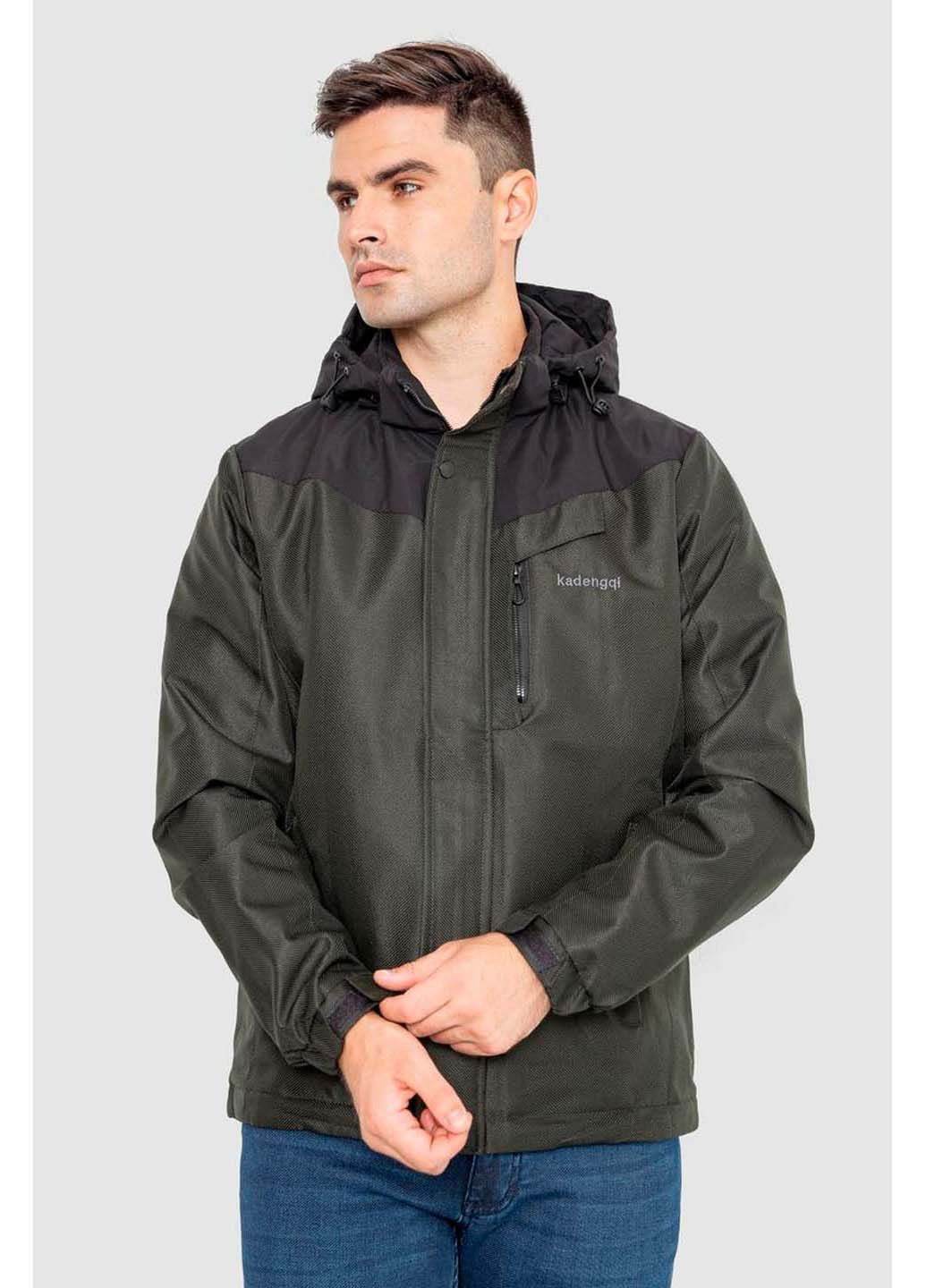 Оливковая (хаки) демисезонная куртка Ager