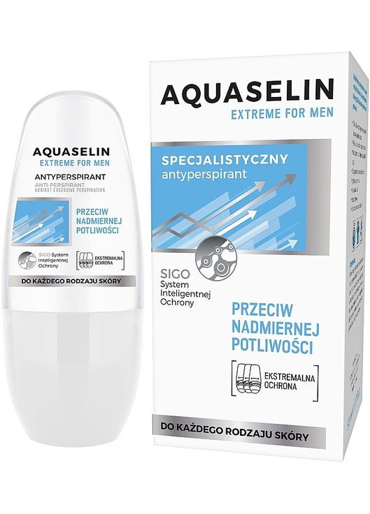Антиперспирант от повышенной потливости для мужчин - AA Cosmetics Extreme For Men 50ml (425971-65385) Aquaselin (369559796)