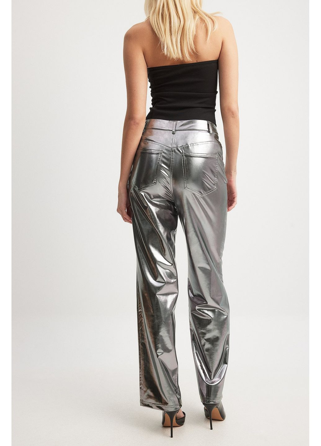 Штани демісезон,сріблястий, NA-KD (291163083)