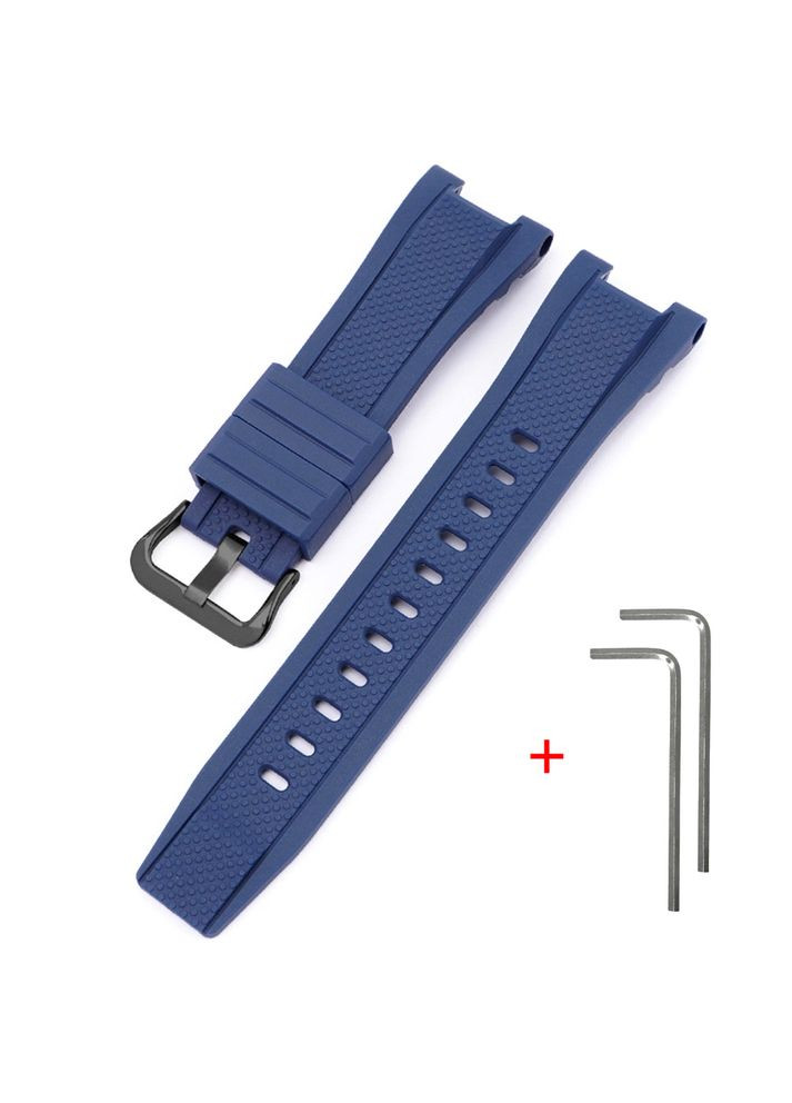 Ремінець для годинника Casio G-Shock темно-синій полімерний для чоловіків жінок унісекс із пряжкою класичний ProDobro (367267240)