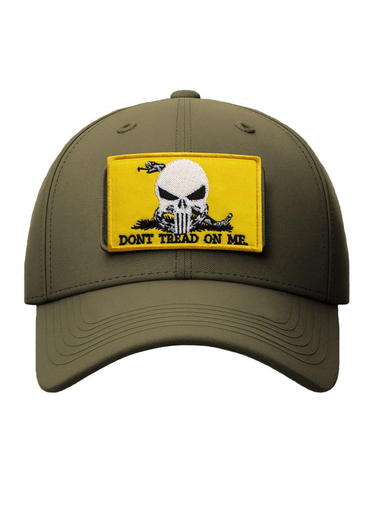 Набір шевронів 2 шт. з липучкою Змія Череп карателей, Don't Tread On Me, Punisher, жовтий вишитий патч шеврон IDEIA (302243370)