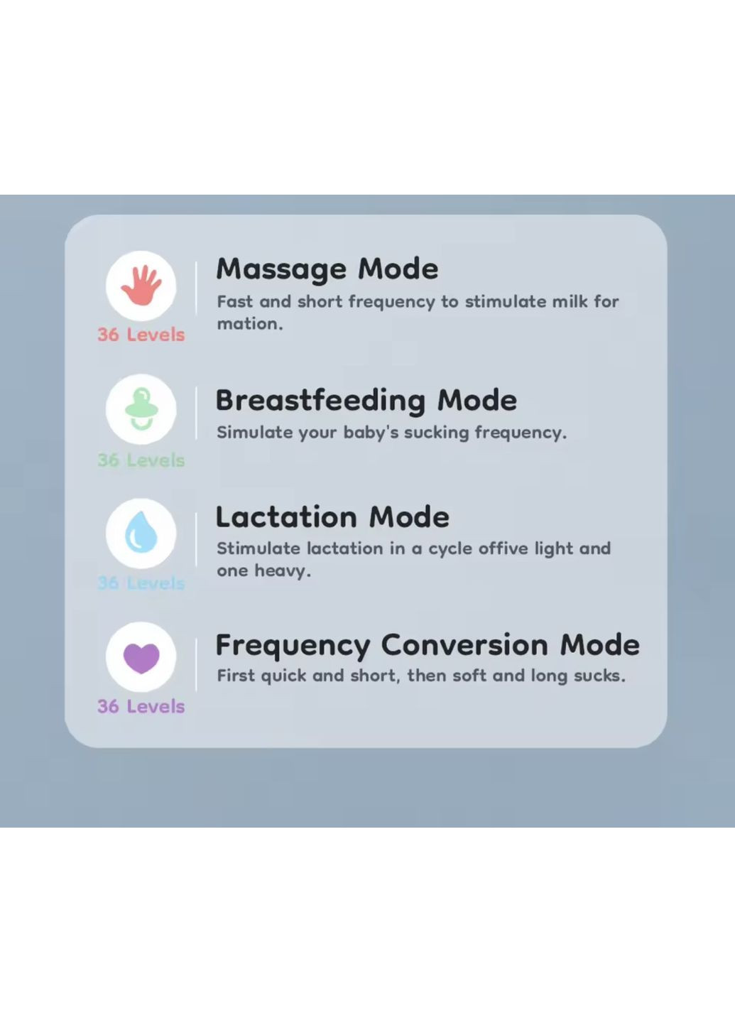 Электрический молокоотсос Dr. Isla портативный беспроводной с функцией массажа розовый JSL EB-46 (351430415)