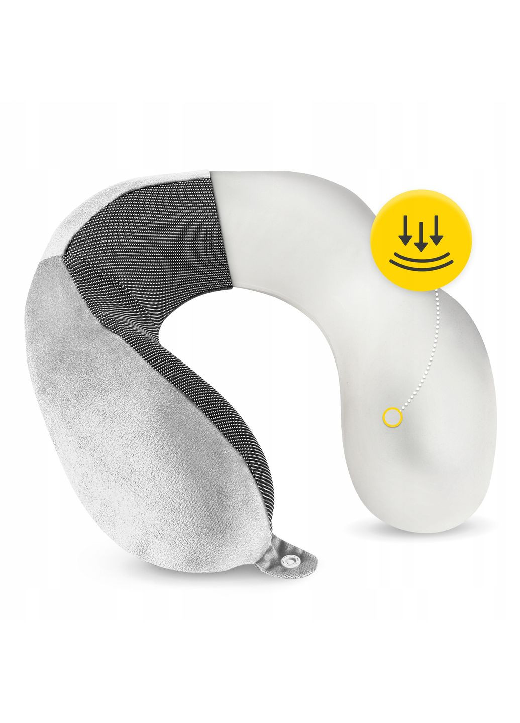 Подушка дорожная 30 x 27 x 12 см Grey () 4FIZJO P-5907739319432 (324264758)