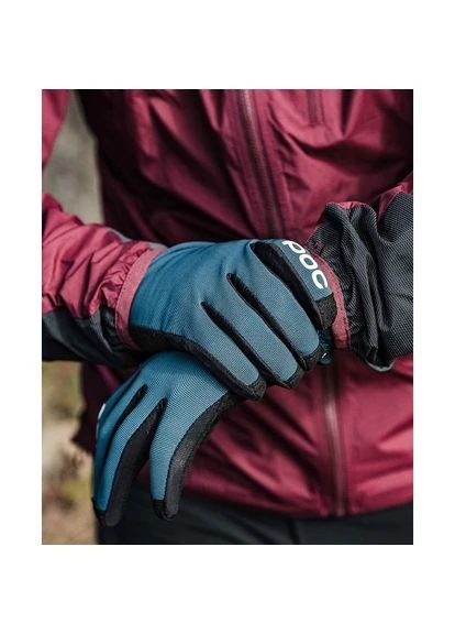 Перчатки велосипедные Resistance Enduro Glove Черный-Синий POC (279849171)
