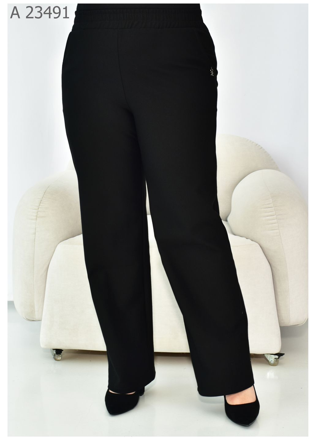 Жіночі чорні штани SK (323017035)