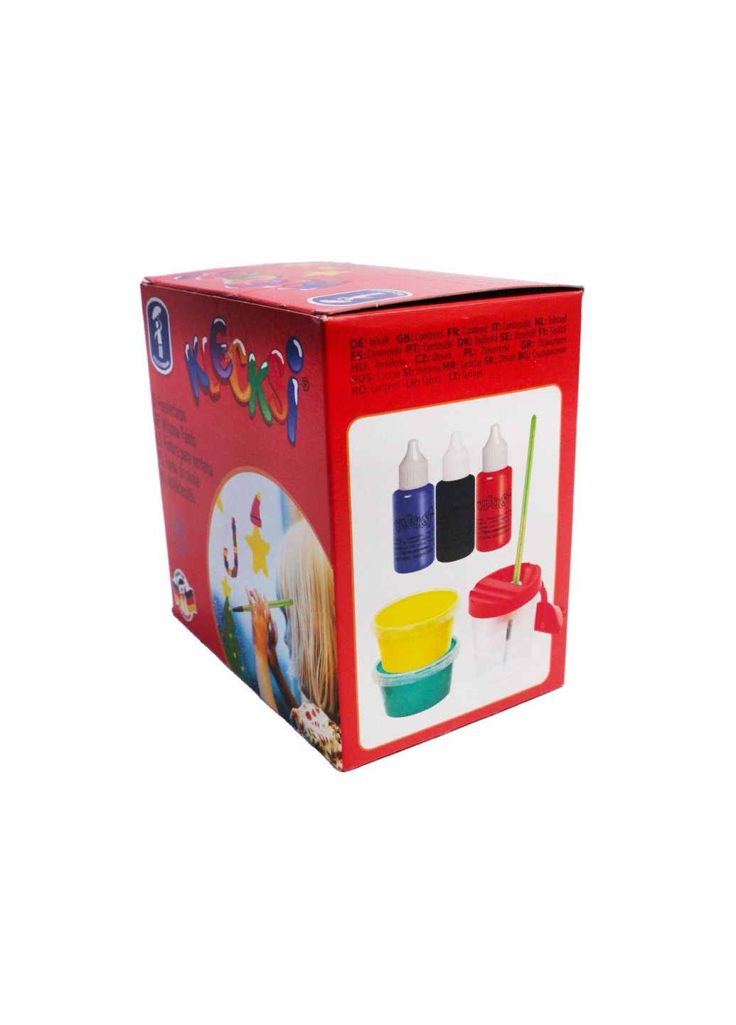 Фарба для скла 5 кольорів Klecksi Lidl (293970288)