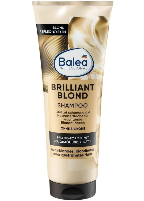Профессиональный шампунь для натуральных и окрашенных светлых волос Brilliant Blond Shampoo 250ml (1503060-30712157) Balea (368609667)